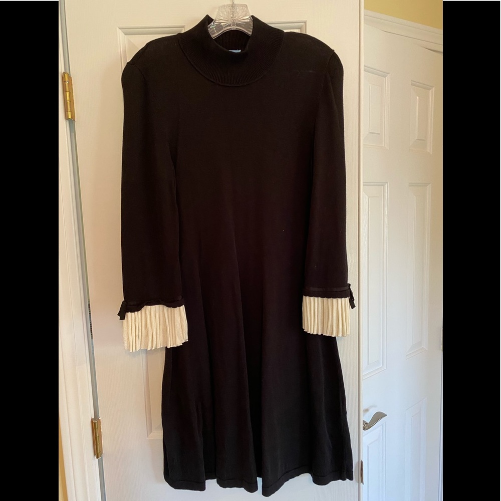 CeCe black sweater dress